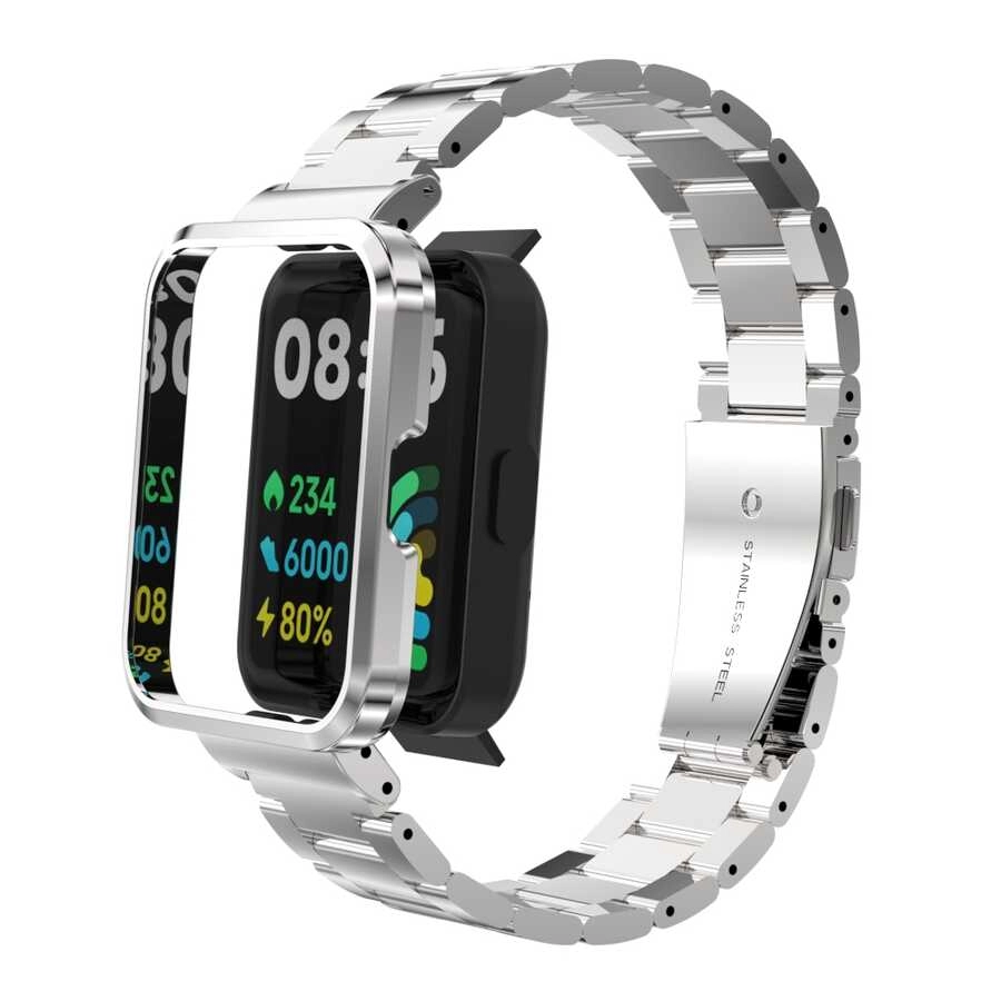 Xiaomi Uyumlu  Redmi Watch 2 Lite Zore KRD-60 Metal Kordon