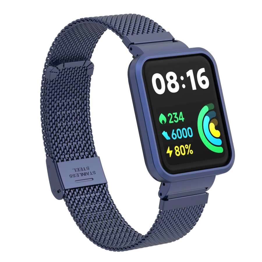 Xiaomi Uyumlu  Redmi Watch 2 Lite Zore KRD-66 Metal Kordon