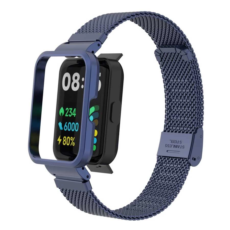 Xiaomi Uyumlu  Redmi Watch 2 Lite Zore KRD-66 Metal Kordon