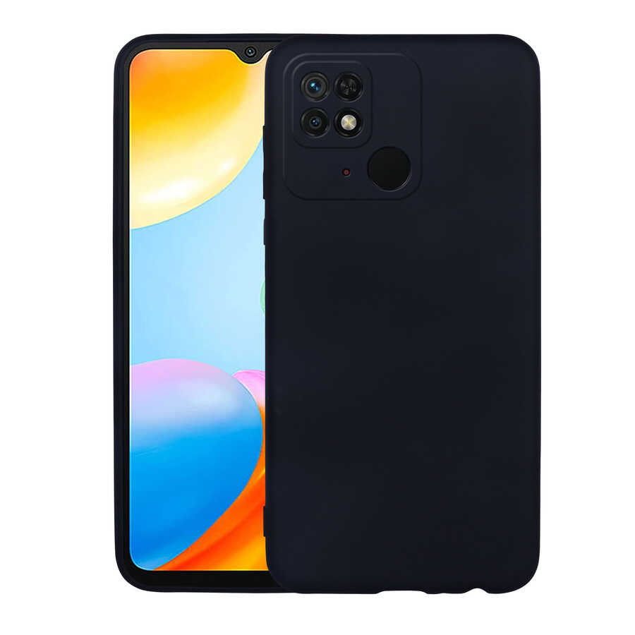 Xiaomi Uyumlu  Poco C40 Kılıf Zore Premier Silikon Kapak-Siyah