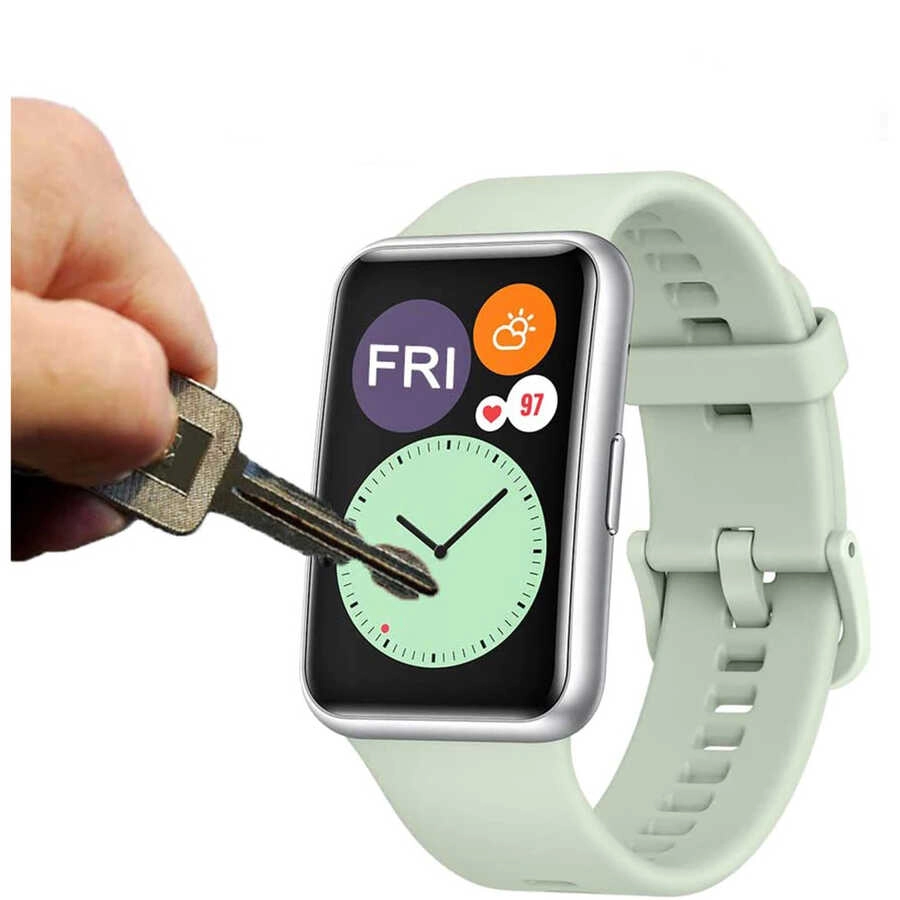 Huawei Uyumlu Watch Fit 2 Zore PMMA Pet Saat Ekran Koruyucu