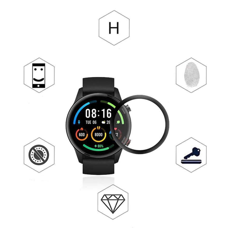 Xiaomi Uyumlu  Mi Watch Color Zore PMMA Pet Saat Ekran Koruyucu