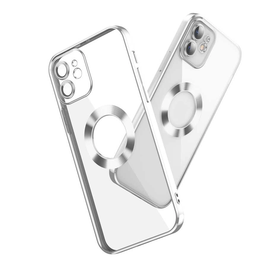 iPhone Uyumlu 11 Kılıf Kamera Korumalı Logo Gösteren Zore Omega Kapak