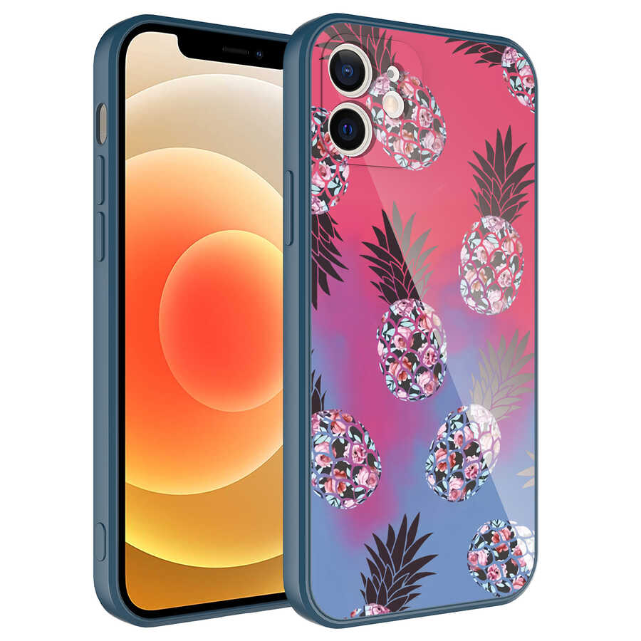 iPhone Uyumlu 11 Kılıf Kamera Korumalı Desenli Sert Silikon Zore Epoksi Kapak