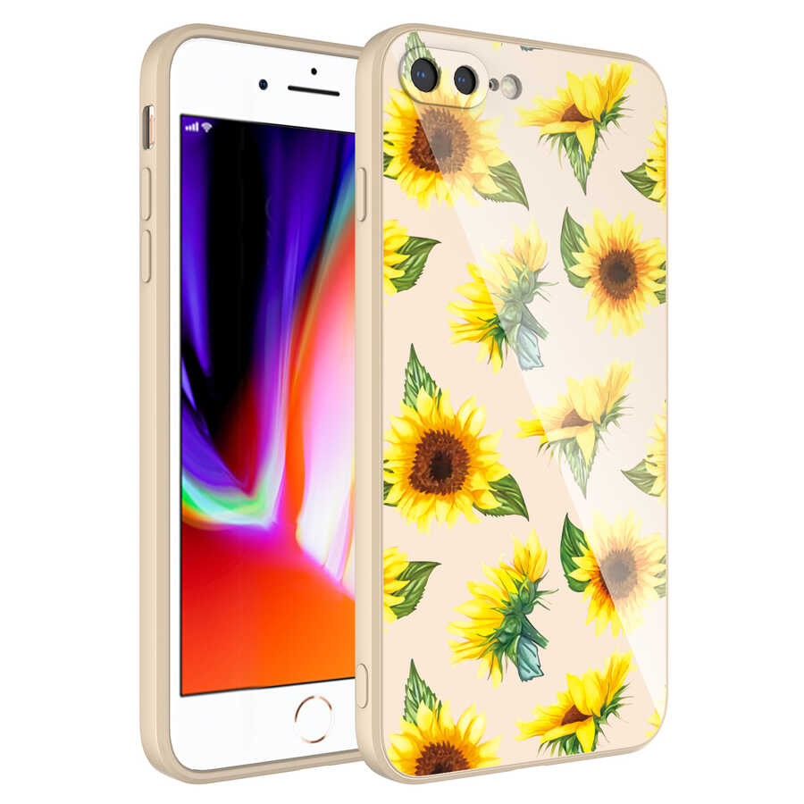 iPhone Uyumlu 7 Plus Kılıf Kamera Korumalı Desenli Sert Silikon Zore Epoksi Kapak-No2