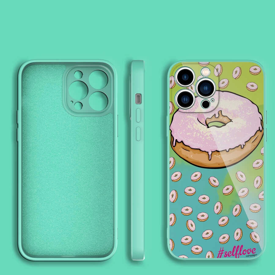 iPhone Uyumlu 13 Pro Kılıf Kamera Korumalı Desenli Sert Silikon Zore Epoksi Kapak