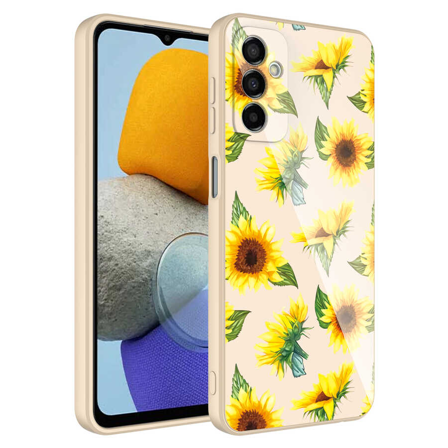 Galaxy Uyumlu M23 Kılıf Kamera Korumalı Desenli Sert Silikon Zore Epoksi Kapak-No2