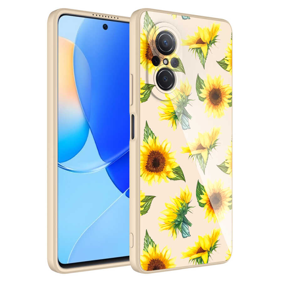 Huawei Uyumlu Nova 9 SE Kılıf Kamera Korumalı Desenli Sert Silikon Zore Epoksi Kapak-No2