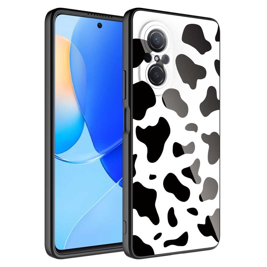 Huawei Uyumlu Nova 9 SE Kılıf Kamera Korumalı Desenli Sert Silikon Zore Epoksi Kapak