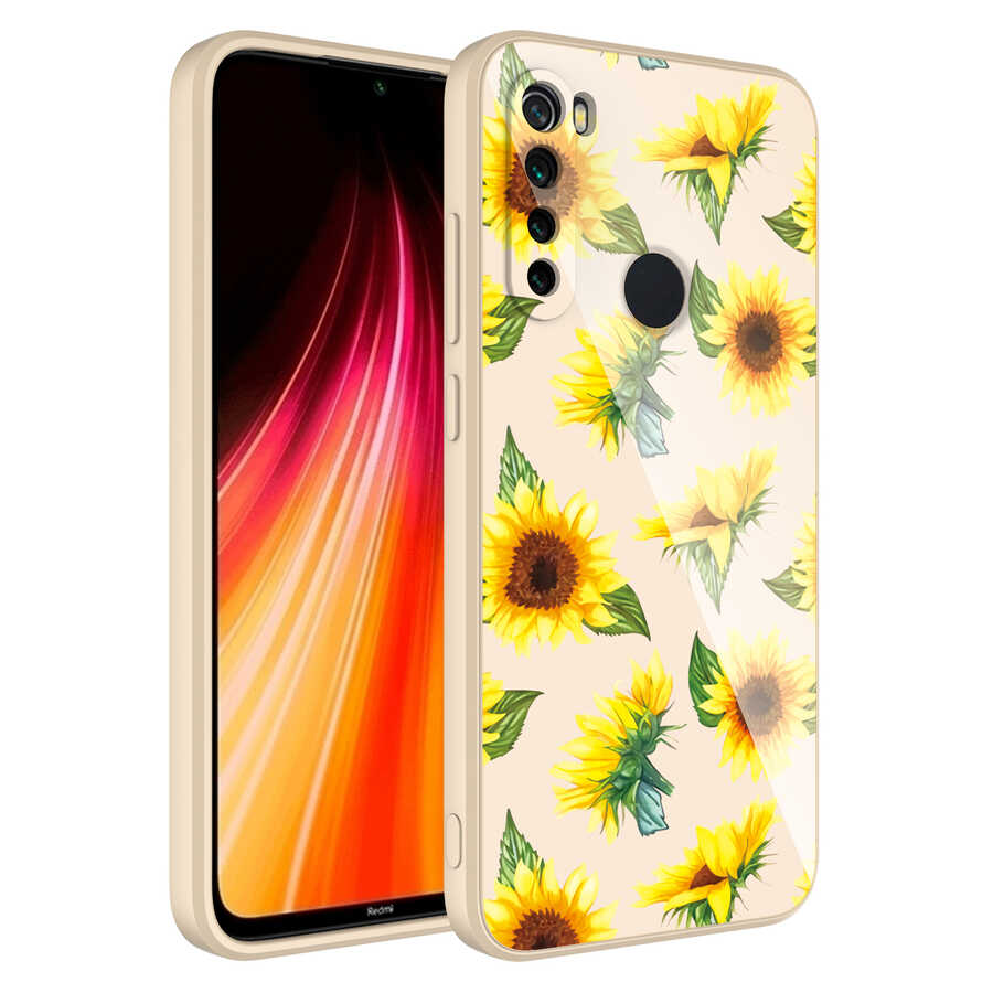 Xiaomi Uyumlu  Redmi Note 8 Kılıf Kamera Korumalı Desenli Sert Silikon Zore Epoksi Kapak-No2