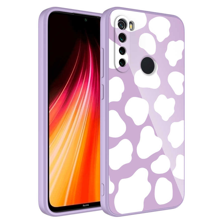 Xiaomi Uyumlu  Redmi Note 8 Kılıf Kamera Korumalı Desenli Sert Silikon Zore Epoksi Kapak-No6