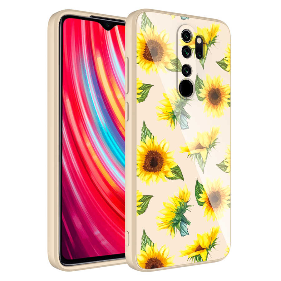 Xiaomi Uyumlu  Redmi Note 8 Pro Kılıf Kamera Korumalı Desenli Sert Silikon Zore Epoksi Kapak-No2