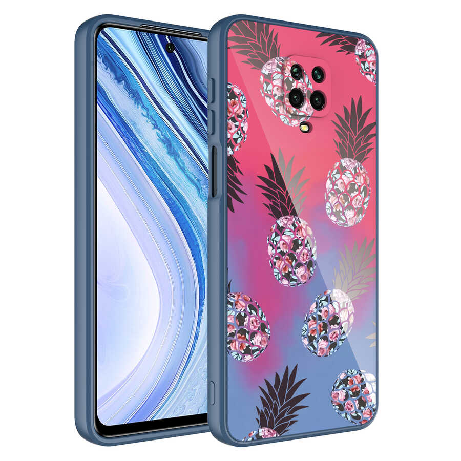 Xiaomi Uyumlu  Redmi Note 9S Kılıf Kamera Korumalı Desenli Sert Silikon Zore Epoksi Kapak-No3