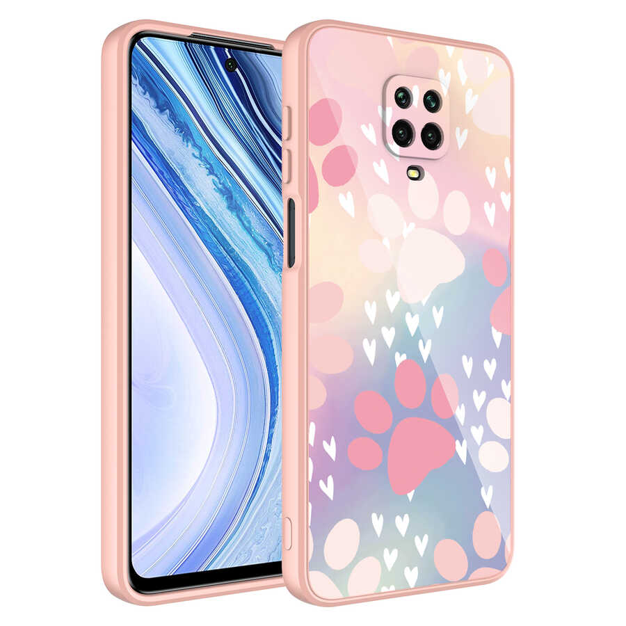 Xiaomi Uyumlu  Redmi Note 9S Kılıf Kamera Korumalı Desenli Sert Silikon Zore Epoksi Kapak-No4