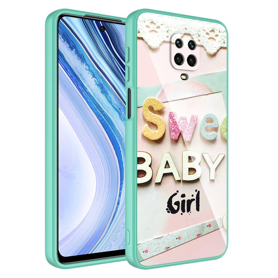 Xiaomi Uyumlu  Redmi Note 9 Pro Kılıf Kamera Korumalı Desenli Sert Silikon Zore Epoksi Kapak-No5