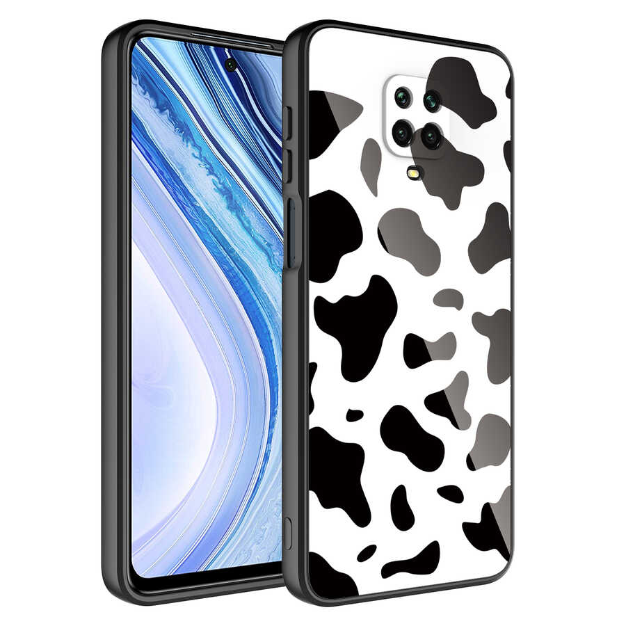 Xiaomi Uyumlu  Redmi Note 9 Pro Kılıf Kamera Korumalı Desenli Sert Silikon Zore Epoksi Kapak