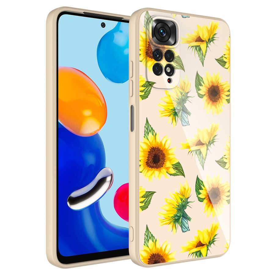 Xiaomi Uyumlu  Redmi Note 11S Global Kılıf Kamera Korumalı Desenli Sert Silikon Zore Epoksi Kapak-No2