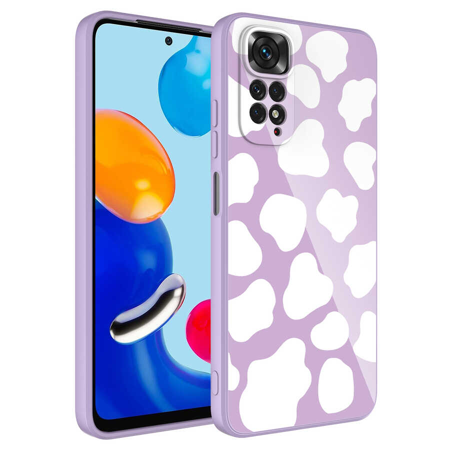 Xiaomi Uyumlu  Redmi Note 11S Global Kılıf Kamera Korumalı Desenli Sert Silikon Zore Epoksi Kapak-No6