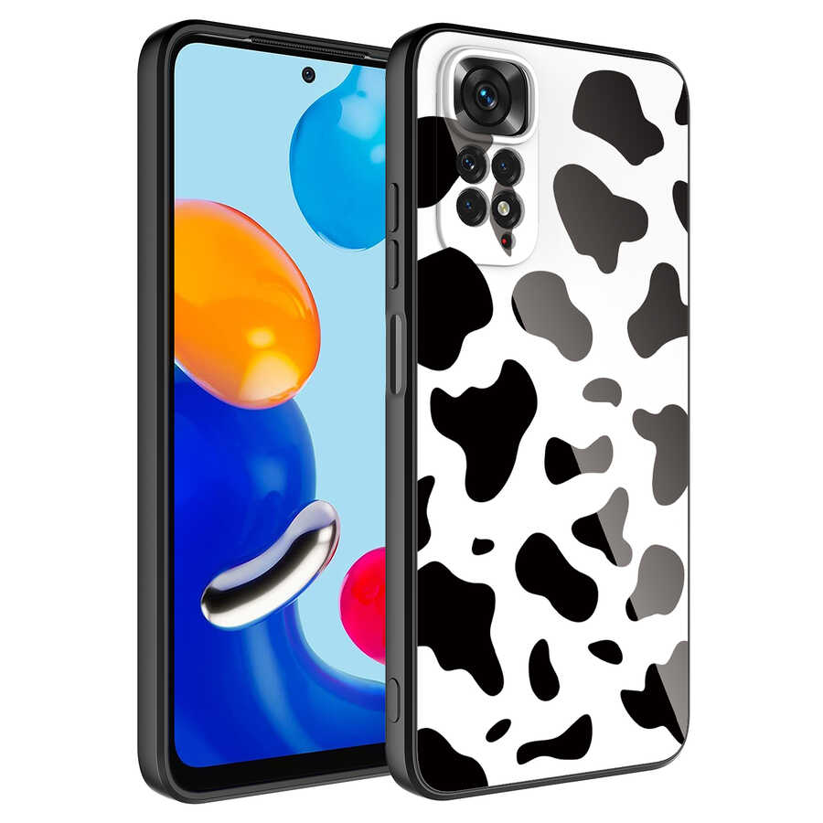 Xiaomi Uyumlu  Redmi Note 11S Global Kılıf Kamera Korumalı Desenli Sert Silikon Zore Epoksi Kapak