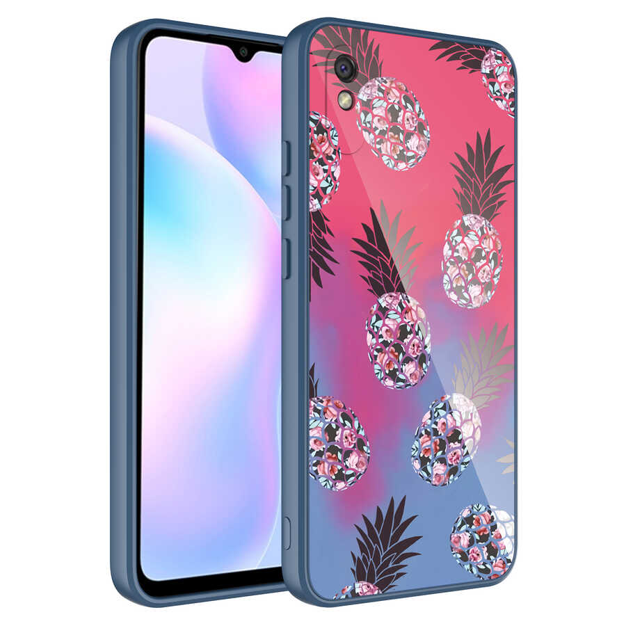 Xiaomi Uyumlu  Redmi 9A Kılıf Kamera Korumalı Desenli Sert Silikon Zore Epoksi Kapak-No3
