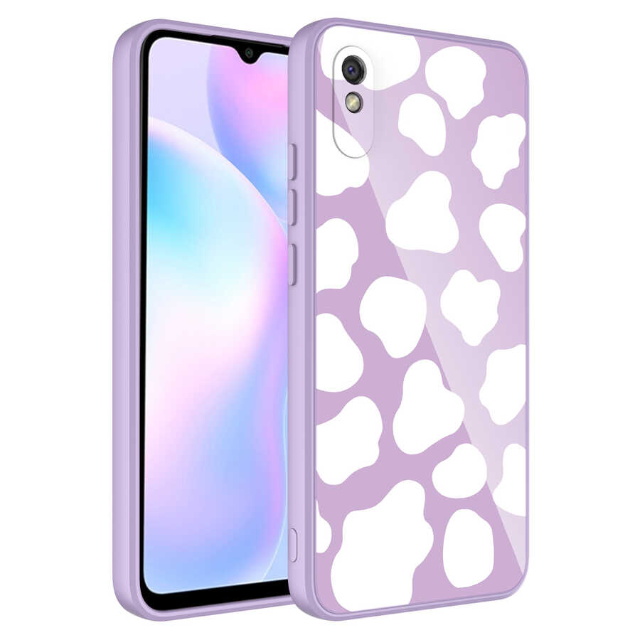 Xiaomi Uyumlu  Redmi 9A Kılıf Kamera Korumalı Desenli Sert Silikon Zore Epoksi Kapak-No6