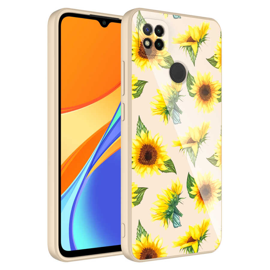 Xiaomi Uyumlu  Redmi 9C Kılıf Kamera Korumalı Desenli Sert Silikon Zore Epoksi Kapak-No2