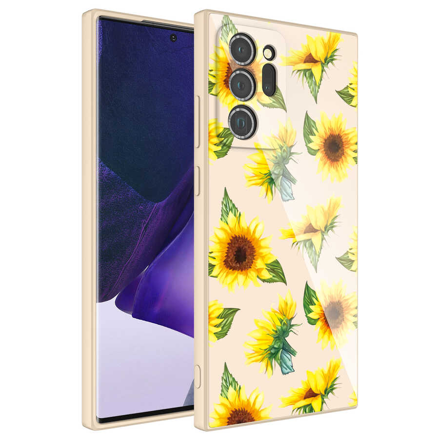 Galaxy Uyumlu Note 20 Ultra Kılıf Kamera Korumalı Desenli Sert Silikon Zore Epoksi Kapak-No2