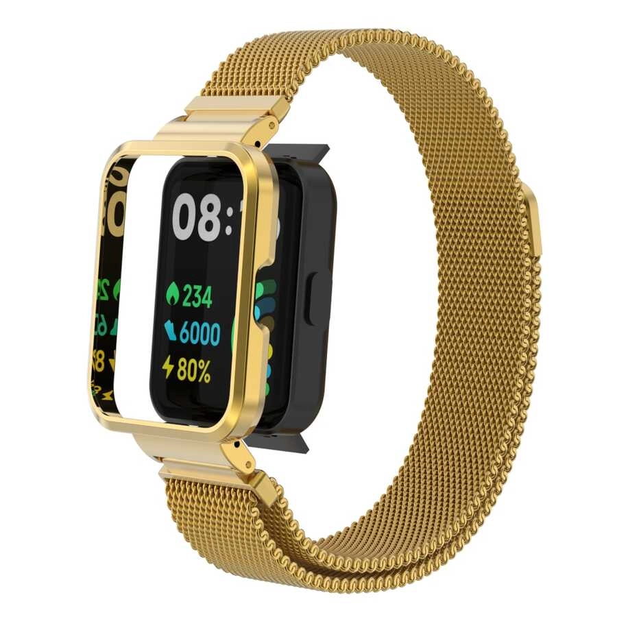 Xiaomi Uyumlu  Redmi Watch 2 Lite Zore KRD-58 Metal Kordon
