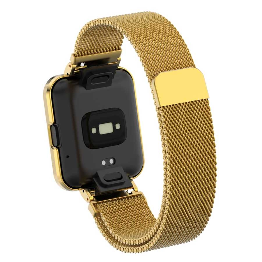Xiaomi Uyumlu  Redmi Watch 2 Lite Zore KRD-58 Metal Kordon