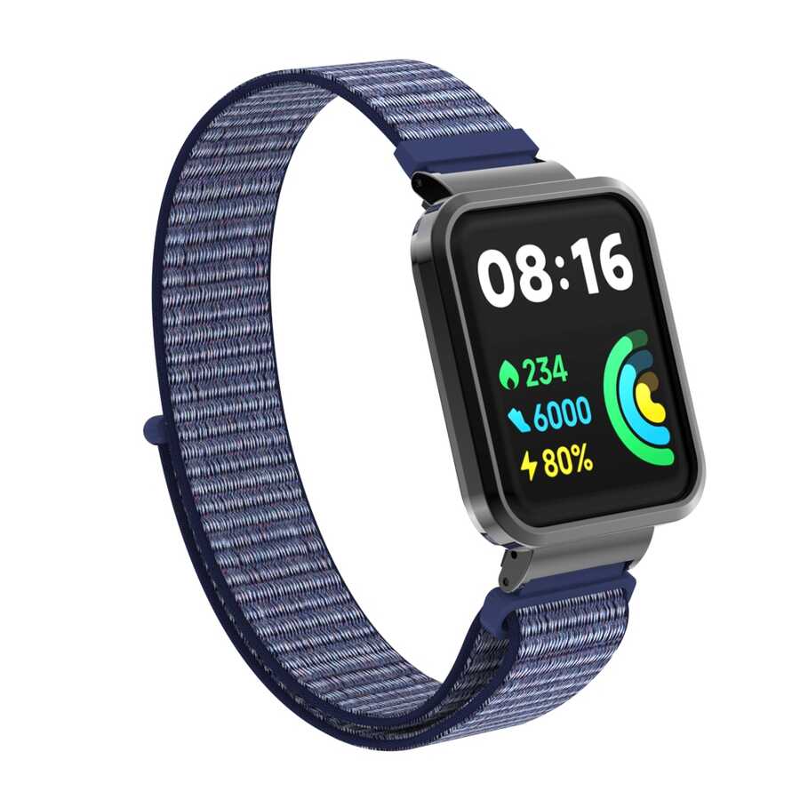 Xiaomi Uyumlu  Redmi Watch 2 Lite Zore KRD-61 Hasır Kordon-No1