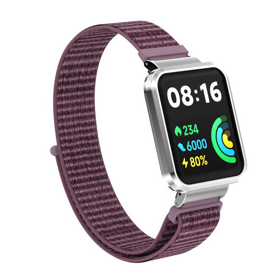 Xiaomi Uyumlu  Redmi Watch 2 Lite Zore KRD-61 Hasır Kordon-No10
