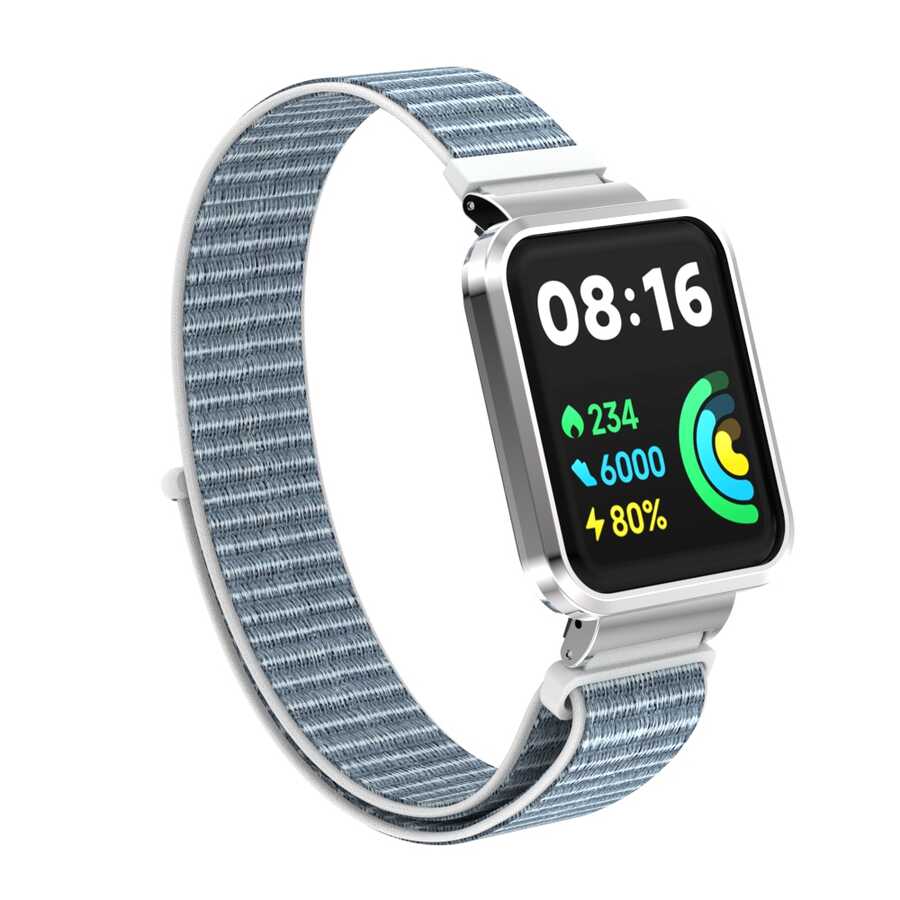 Xiaomi Uyumlu  Redmi Watch 2 Lite Zore KRD-61 Hasır Kordon-No11