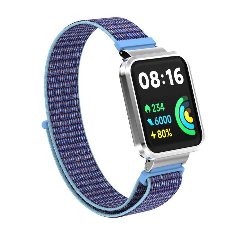Xiaomi Uyumlu  Redmi Watch 2 Lite Zore KRD-61 Hasır Kordon-No13
