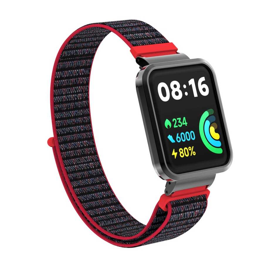 Xiaomi Uyumlu  Redmi Watch 2 Lite Zore KRD-61 Hasır Kordon-No3