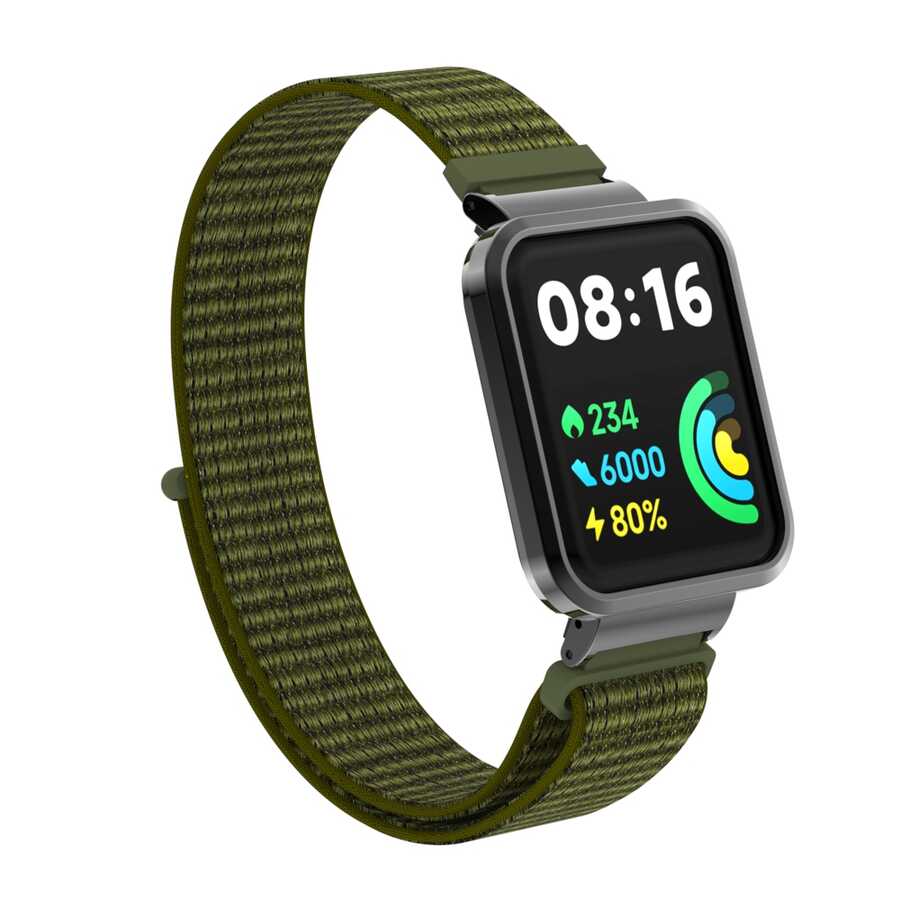 Xiaomi Uyumlu  Redmi Watch 2 Lite Zore KRD-61 Hasır Kordon-No5