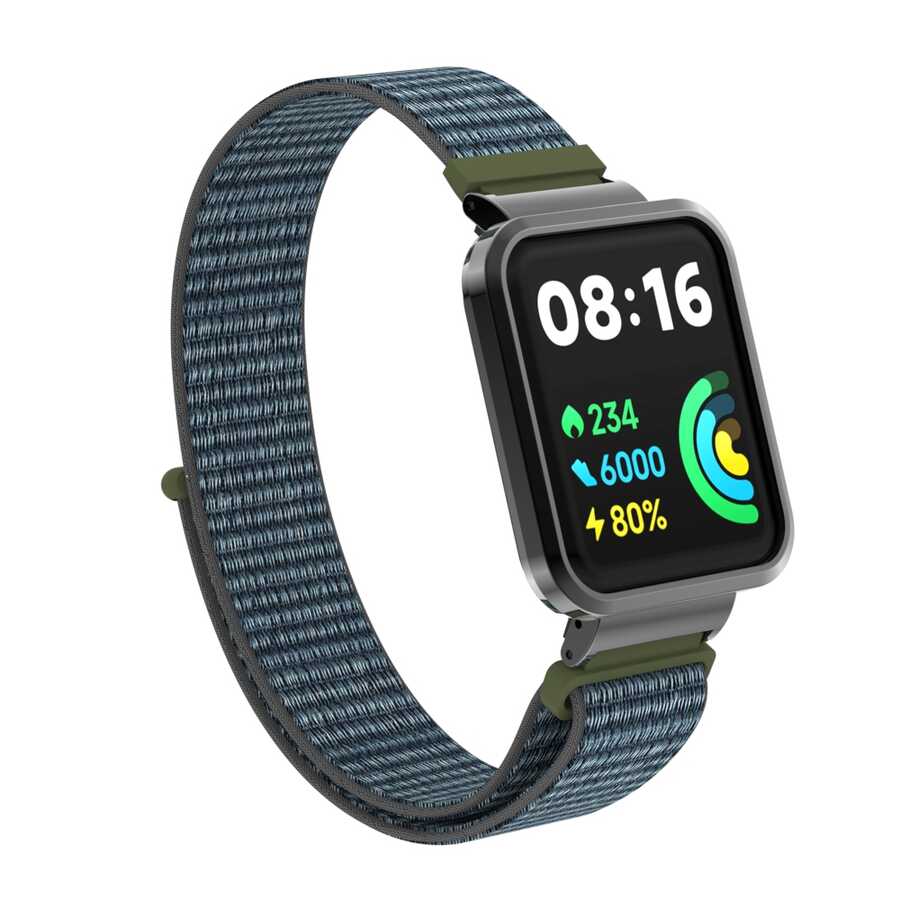 Xiaomi Uyumlu  Redmi Watch 2 Lite Zore KRD-61 Hasır Kordon-No6