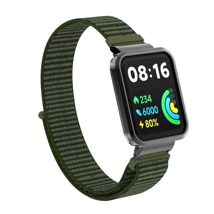 Xiaomi Uyumlu  Redmi Watch 2 Lite Zore KRD-61 Hasır Kordon-No8