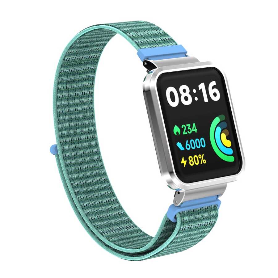 Xiaomi Uyumlu  Redmi Watch 2 Lite Zore KRD-61 Hasır Kordon-No9