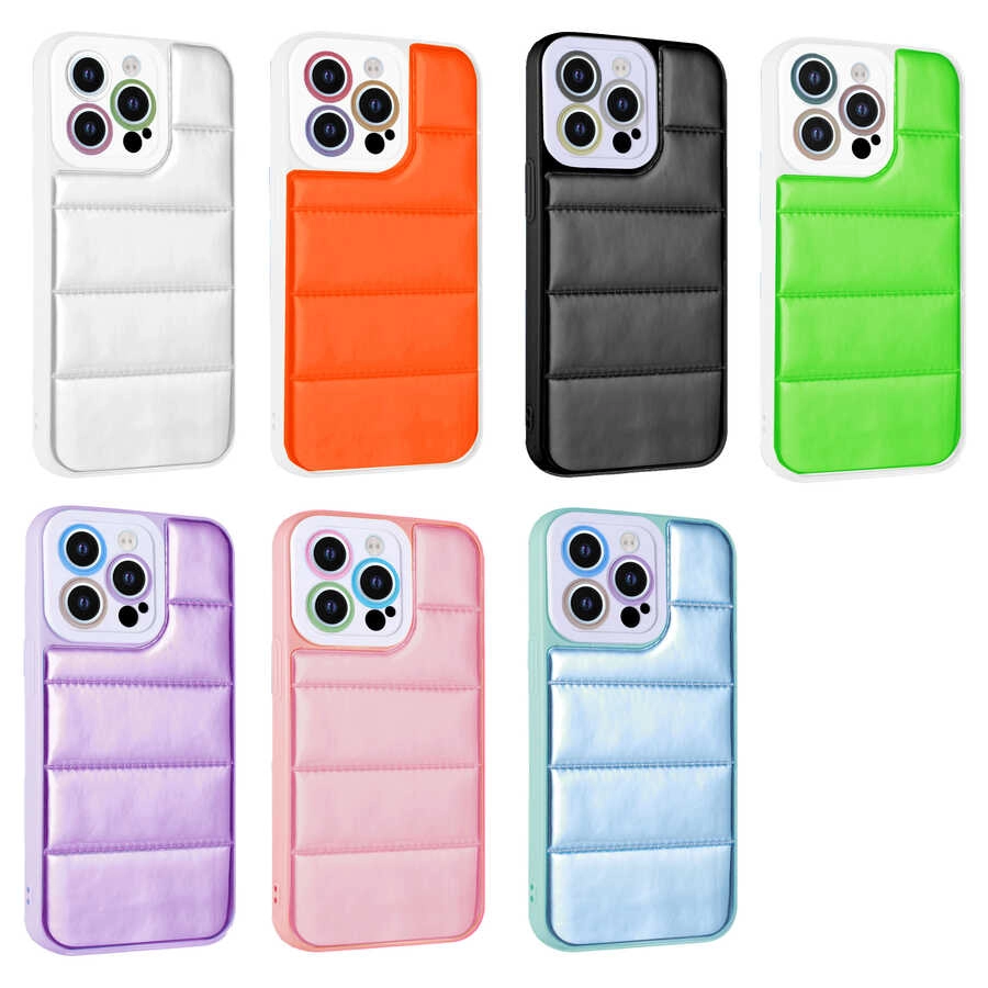 iPhone Uyumlu 13 Pro Max Kılıf Kamera Korumalı Airbagli Renkli Zore Seksek Kapak