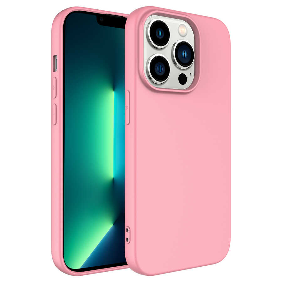iPhone Uyumlu 14 Pro Kılıf Zore Mara Lansman Kapak-Pembe
