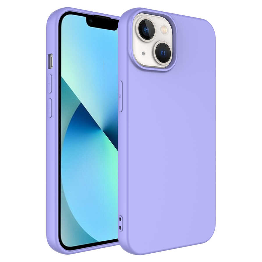 iPhone Uyumlu 14 Plus Kılıf Zore Mara Lansman Kapak-Lila