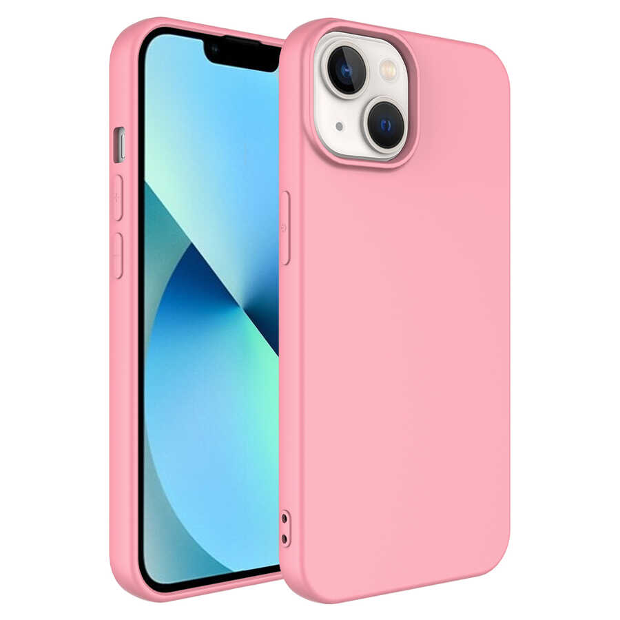 iPhone Uyumlu 14 Plus Kılıf Zore Mara Lansman Kapak-Pembe