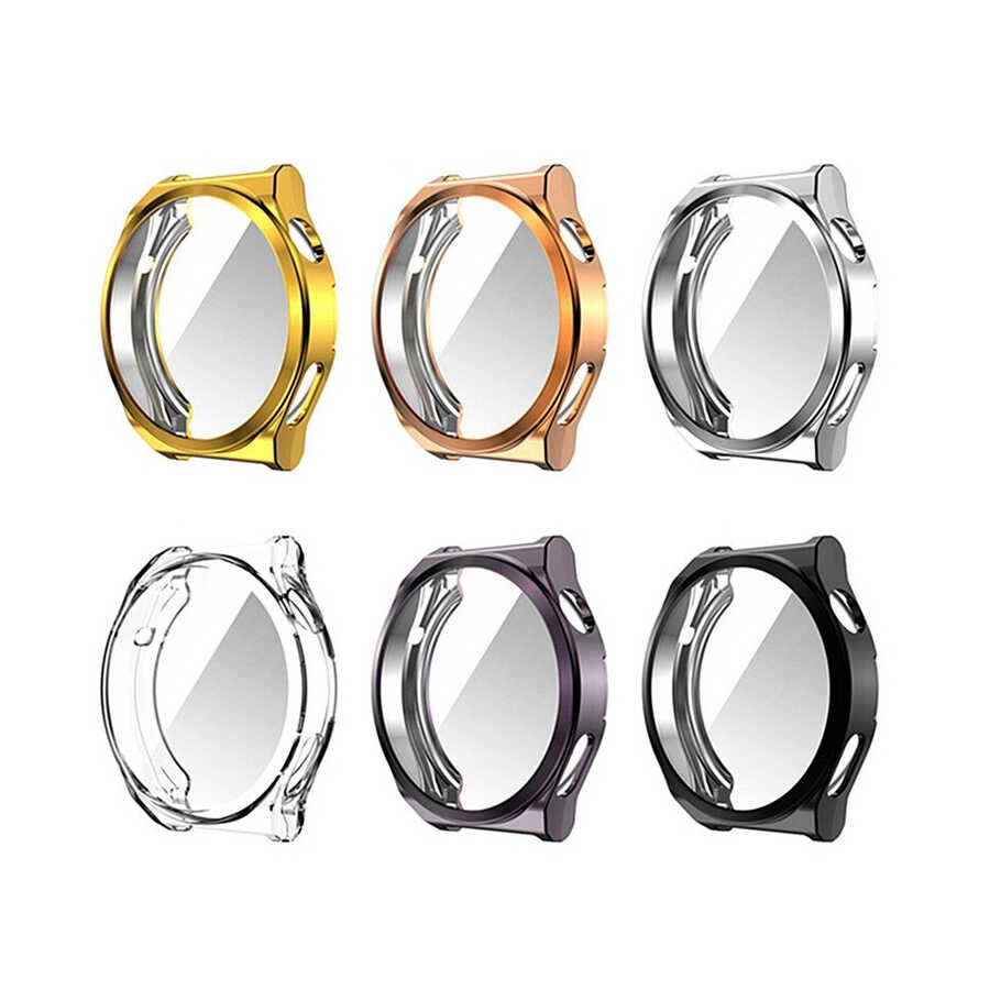 Huawei Uyumlu Watch GT 3 Pro 43mm Zore Watch Gard 02 Koruyucu Silikon