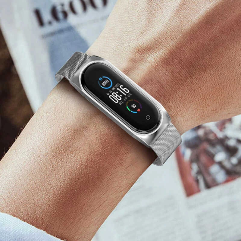 Xiaomi Uyumlu  Mi Band 7 Zore KRD-01 Metal Kordon
