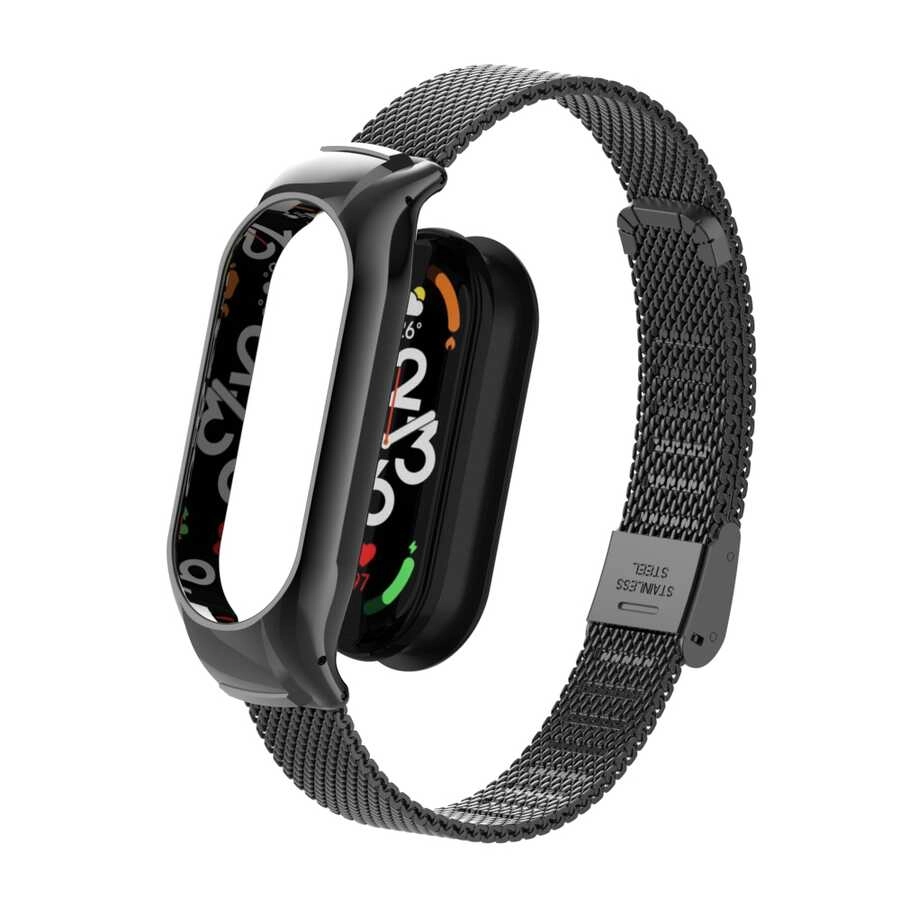 Xiaomi Uyumlu  Mi Band 7 KRD-06 Metal Kordon