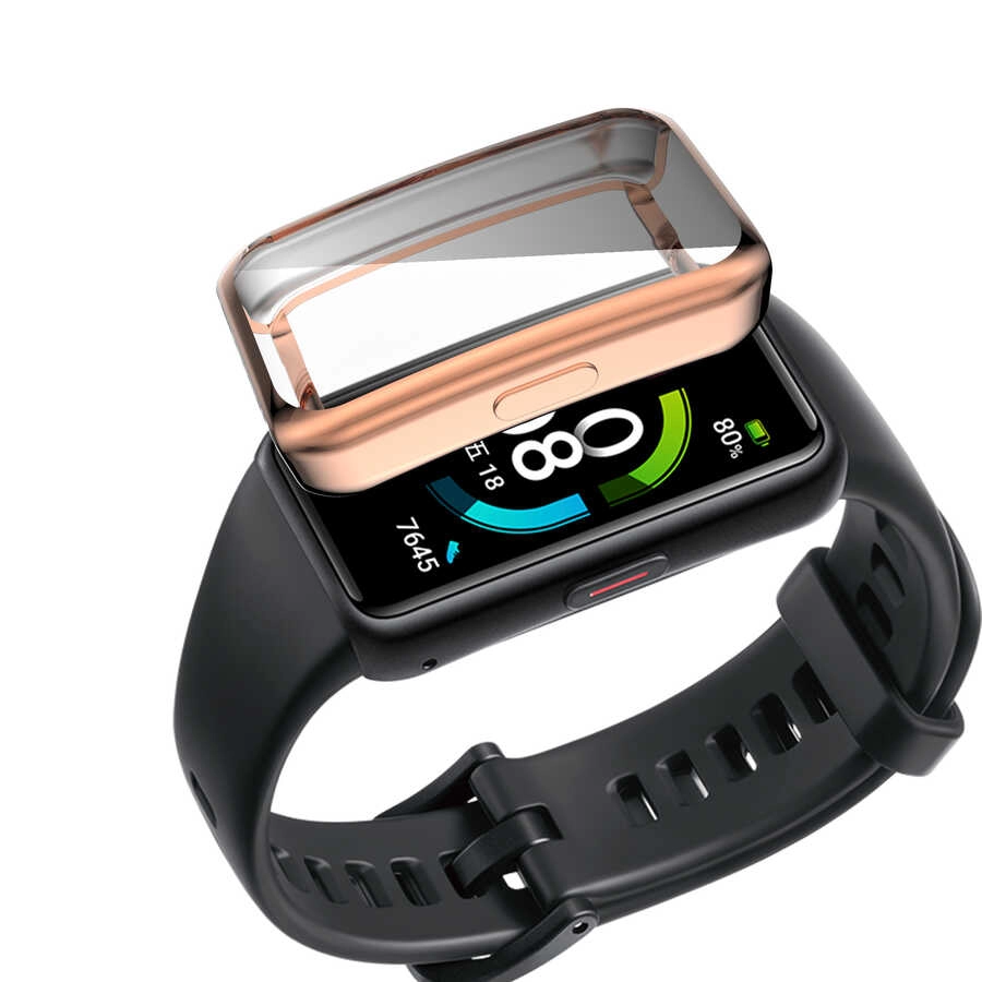 Huawei Uyumlu Band 6 Zore Watch Gard 09 Koruyucu Silikon