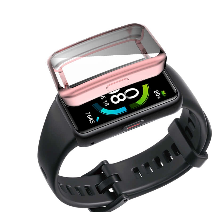 Huawei Uyumlu Band 6 Zore Watch Gard 09 Koruyucu Silikon