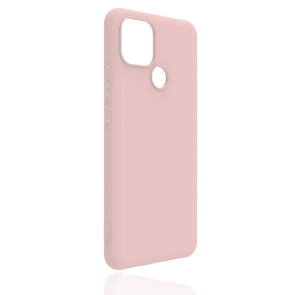 Realme C25Y Kılıf Zore Biye Silikon-Pembe açık