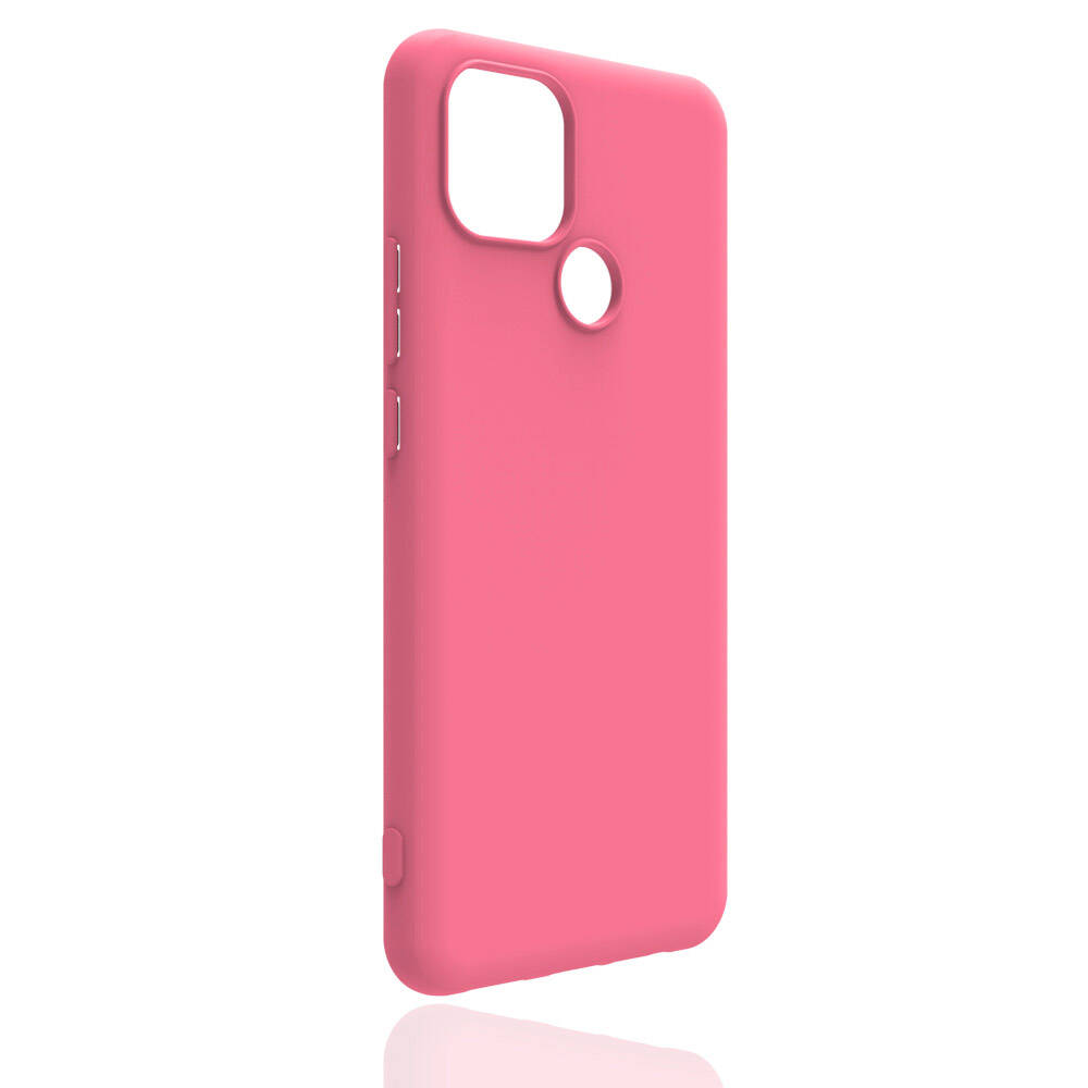 Realme C25Y Kılıf Zore Biye Silikon-Pembe