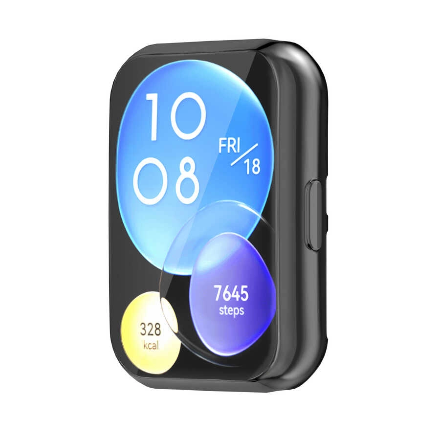 Huawei Uyumlu Watch Fit 2 Zore Watch Gard 02 Koruyucu Silikon